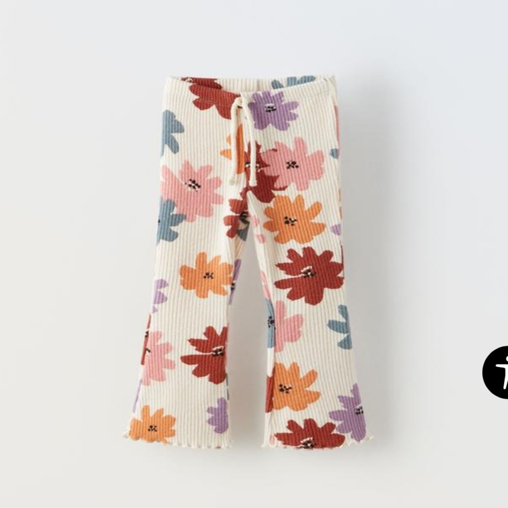 Zara Floral Pants NWT